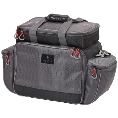 Afbeelding van Westin W4 Master Lure Bag Titanium Black (Incl. 5 Tackleboxen) Carryall