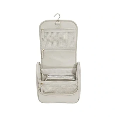 Afbeelding van STACKERS OATMEAL Toilettas Beauty Case Waszak Met haak Dames
