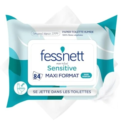 Image de Fess Nett Papier Toilette Humide Sensitive Maxi Pack 1 Unité
