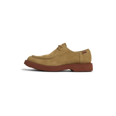 Afbeelding van Camper Norman Sportieve veterschoenen, Heren, Maat: 42, Medium brown Veloursleer