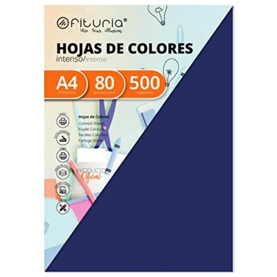 Afbeelding van 500 vellen DIN A4, 80 g, donkerblauw