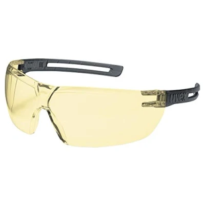 Afbeelding van uvex X fit 9199 anti kras en condens veiligheidsbril 100% UV 400 met amberglas Chemisch bestendige werkbril voor laboratoria