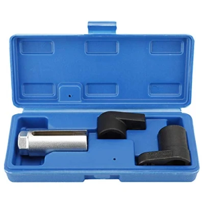 Afbeelding van FreeTec 3 stuks Lambda sondedoppen, 22 mm, sondedopsleutel en zuurstofsensor voor auto, met doos