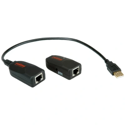 Afbeelding van ROLINE USB 2.0 Extender over RJ 45 Transparant