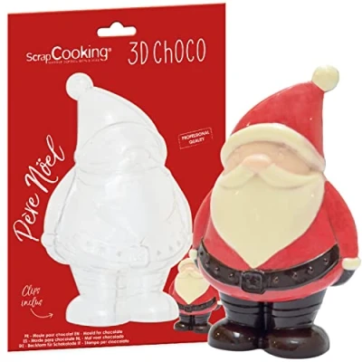 Afbeelding van Scrapcooking 3D Chocolade mal Kerstman