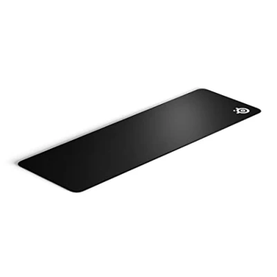 Afbeelding van SteelSeries QcK Edge XL gaming muismat van stof, met randen die niet rafelen, geoptimaliseerd voor sensoren, maat (900 x 300 2 mm)