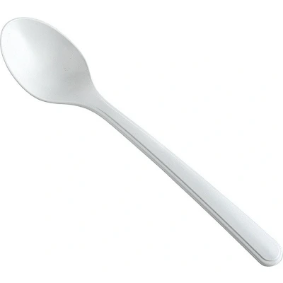 Afbeelding van Bestek van BIO PP Plastic Lepels Wit &quot;Bio PP&quot; Extra Stevig 185mm