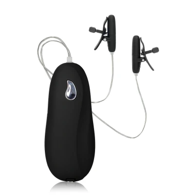 Afbeelding van CalExotics Vibrating Heated Nipple Teaser Bondage / SM clamps Zwart