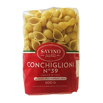 Afbeelding van Pasta Conchiglioni nr. 39 Savino verpakking 500 g