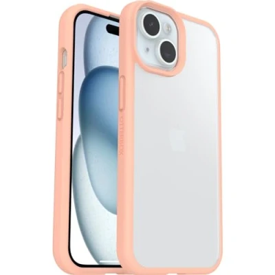 Afbeelding van OtterBox React Series Achterzijde behuizing voor mobiele telefoon synthetisch rubber, polycarbonaat perfecte perzik (perzik) Apple iPhone 15