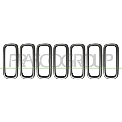 Afbeelding van PRASCO JE1002226 Sier / beschermingslijstset, radiateurgrille