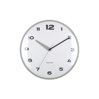Afbeelding van Karlsson Wandklok Brisk Dome Donkergrijs Ø40cm