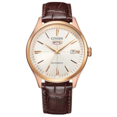 Afbeelding van Citizen NH8393 05AE Horloge Leer Bruin Ø 40 mm