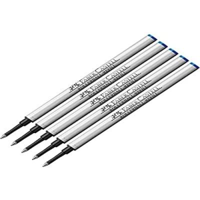 Afbeelding van Faber Castell 148712 Basic navulverpakking, blauw, 5 stuks