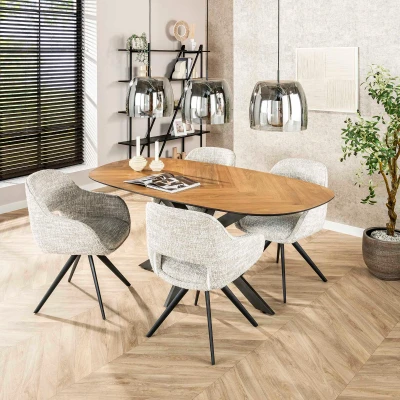 Afbeelding van Ariana hanglamp 3L drift glas smoke grijs