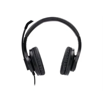 Image de Hama PC Office Headset &quot;HS P350&quot; Micro casque circum aural filaire jack 3,5mm noir