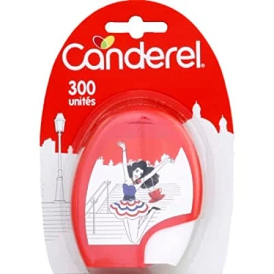 Image de CANDEREL Sucralose Edulcorant le Gout du Sucre Sans Calorie Aspartame 300 Comprimés Format Pratique