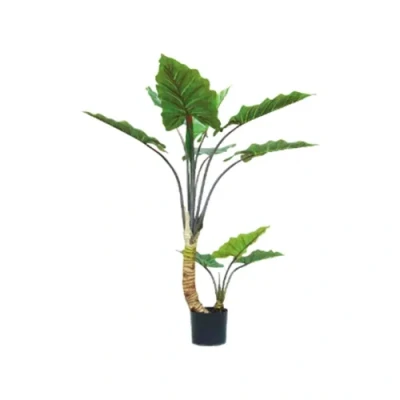 Afbeelding van Kunstplant Alocasia dikke stam 120 cm Buitengewoon de Boet