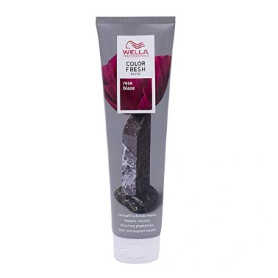 Image de Wella Professionals Color Fresh Mask Rose Blaze Cure capillaire pour revitaliser et changer la cou
