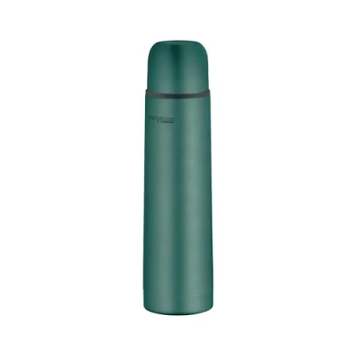 Afbeelding van THERMOcafé by THERMOS TC BEVERAGE Roestvrijstalen thermosfles met beker, 12 uur warm en 24 koud, lekvrij, 0,70 l, voor school, onderweg kantoor