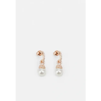 Afbeelding van Swarovski Originally DROP Oorbellen White/rose goldcoloured, Dames, Maat: One Size, gold coloured