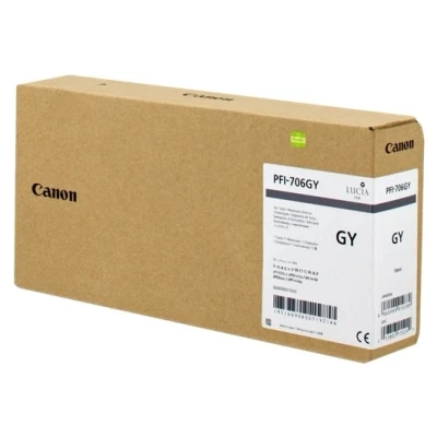 Image de Canon PFI 706 GY gris originale réservoir d&#039;encre