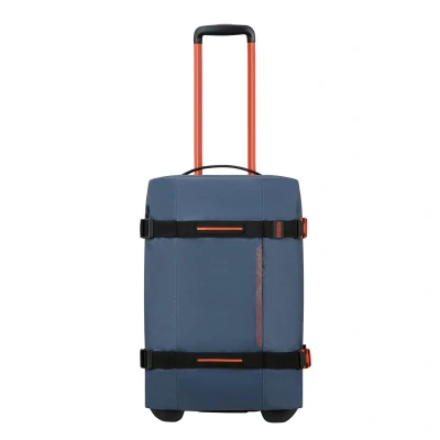 Afbeelding van American Tourister Urban Track Duffle/Wheels S Coated navy/orange Reistas