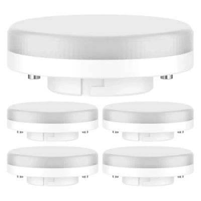 Afbeelding van ledscom.de 5 x GX53 ledlampen, warmwit (2700 K), 6,2 W, 509 lm, 97 graden, mat