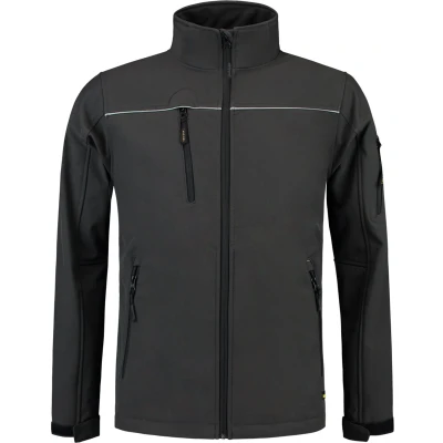 Afbeelding van Tricorp Softshell Jack Donkergrijs Maat XS