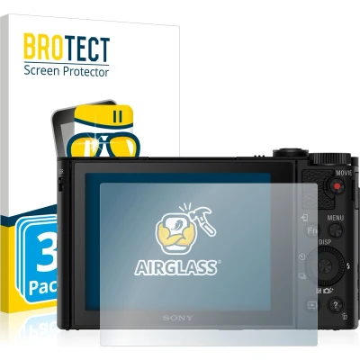 Afbeelding van BROTECT Screenprotector voor Sony Cyber Shot DSC WX500 Folie Beschermfolie Beschermglas transparant (3 Stuks)