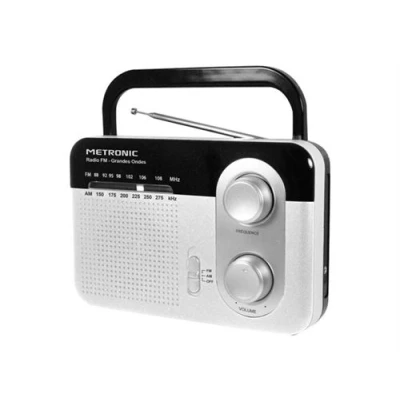 Image de Radio FM grandes ondes METRONIC 477220 blanc