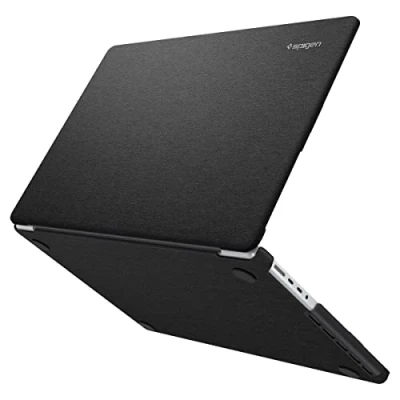 Afbeelding van MacBook Pro 16 (2021 2022) Urban Fit Hoes Spigen Zwart
