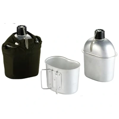 Afbeelding van IBILI 720500 Canteen Aluminium Army 1 Lt.