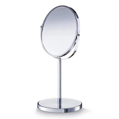 Image de Zeller 18410 Miroir sur pied Chrome 17 x 15 18 cm