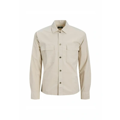 Afbeelding van JACK&amp;JONES JCOTARMAC RIPSTOP OVERSHIRT LS Heren Overhemd Maat L