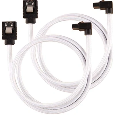 Afbeelding van Corsair CC 8900283 SATA kabel 0,6 m Zwart, Wit