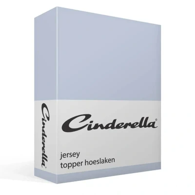 Afbeelding van Cinderella Topper Hoeslaken Tot 15 cm matrashoogte Jersey 160x200 cm/210 Lichtblauw