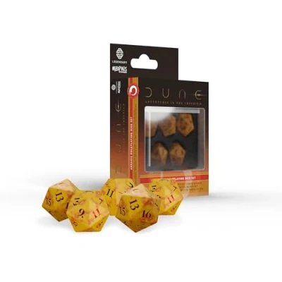 Afbeelding van Dune RPG Adventures in the Imperium, D20 dice set Arrakis