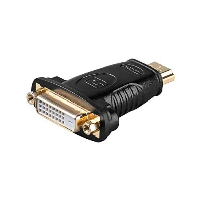 Afbeelding van Goobay HDMI™/DVI D adapter, verguld HDMI™ stekker (type A) &gt; DVI bus Dual Link (24+1 polig)