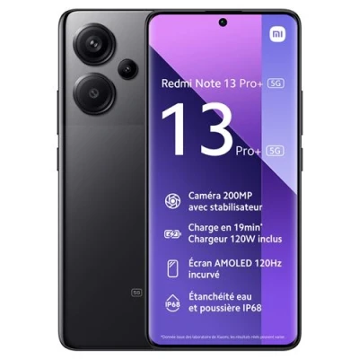 Image de Xiaomi Redmi Note 13 Pro+ 5G 12Go/512Go Noir