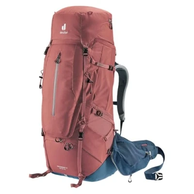 Afbeelding van Deuter Aircontact X 60 +15 SL Backpack Dames Red Wood Ink Backpacks