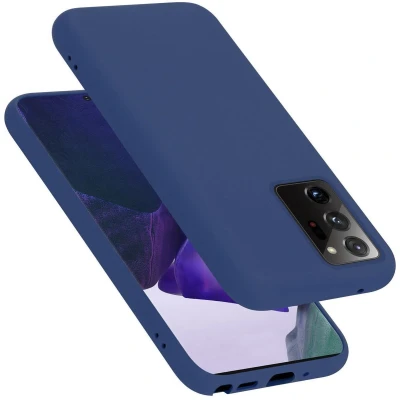 Afbeelding van Cadorabo Hoesje geschikt voor Samsung Galaxy NOTE 20 ULTRA in LIQUID BLAUW Beschermhoes gemaakt van flexibel TPU silicone Case Cover