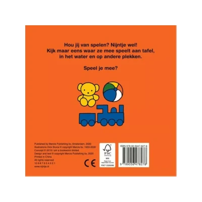 Afbeelding van nijntje kartonboek speelt