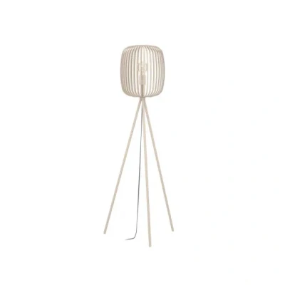 Afbeelding van EGLO Romazzina Vloerlamp E27 metaal driepoot 140 cm Zandkleur
