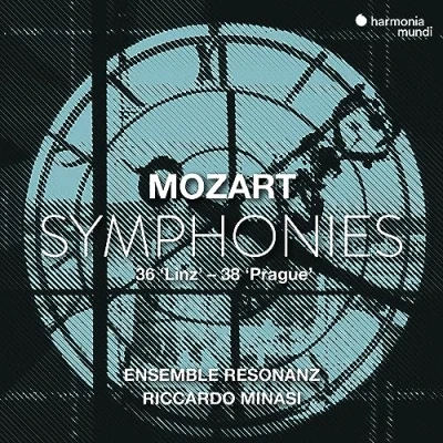 Afbeelding van Ensemble Resonanz, Riccardo Minasi Mozart: Symphonies Nos. 36 Linz &amp; 38 (CD)