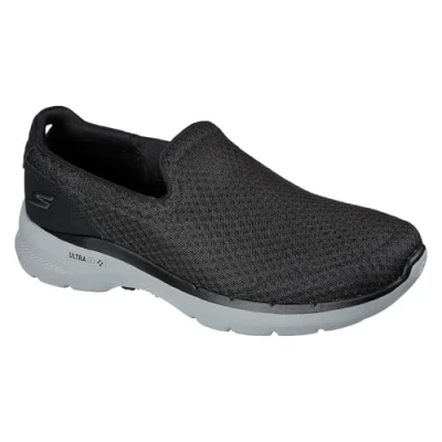 Afbeelding van Skechers Go Walk 6 Big Splash Sneakers voor dames, zwart.