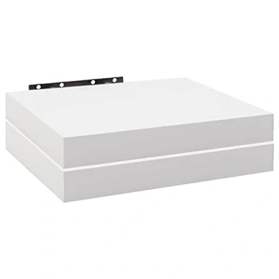 Afbeelding van WOLTU RG9365ws 2 Set van wandplanken 25 x 23 3,8 cm MDF hout wit