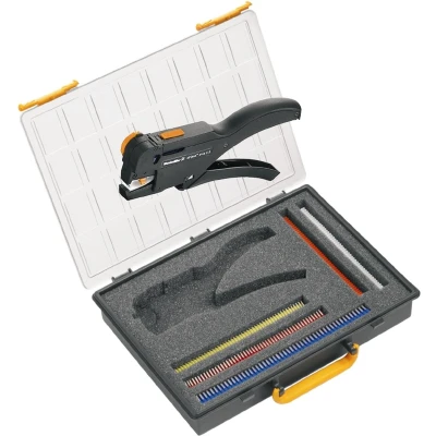 Afbeelding van Weidmüller CRIMP SET STRIPAX PLUS 9028770000 Krimptangset Adereindhulzen 0.5 tot 2.5 mm² Incl. krimp assortiment met ko