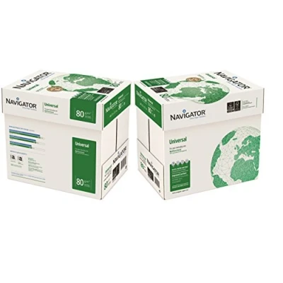 Afbeelding van Navigator Universeel papier, A4, 80 g/m² 10 x reams (5.000 vellen), 2 doos.