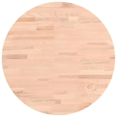 Afbeelding van Tafelblad rond Ø50x1,5 cm massief beukenhout